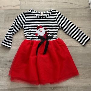 Toddler Santa Christmas Dress 🎄